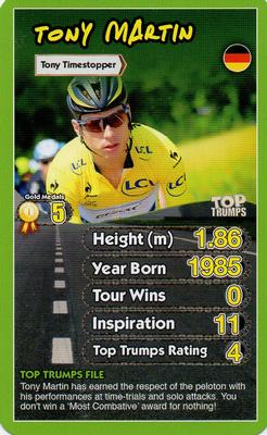 2015 Top Trumps Cycling Heroes #NNO Tony Martin Front